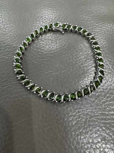 Sterling silver emerald 925 - silver,