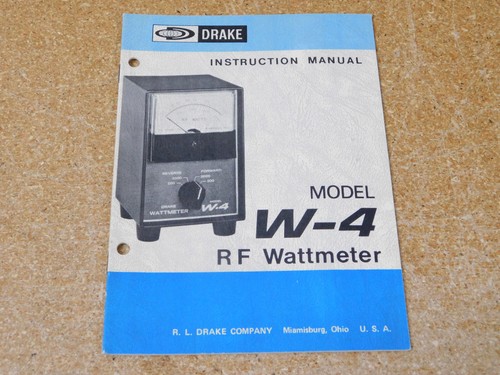 Drake ham radio - w-4, rf