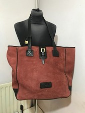 Dooney & bourke leather large womens shoulder bag handbags bag  brown  - IE