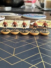  Subbuteo  rare heavyweight team  spares x 5 ref 306 Paris fc  