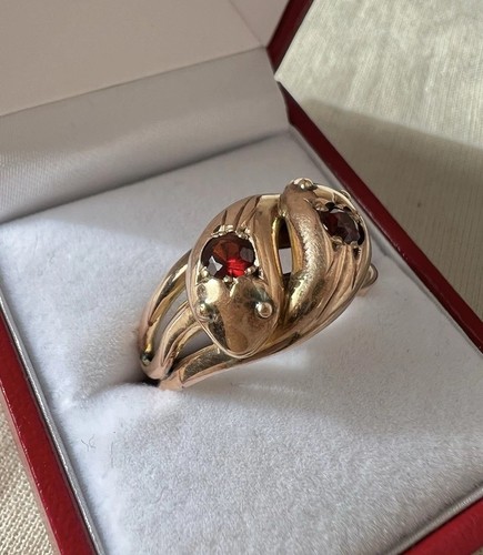 Antique 9ct rose - 9ct, double
