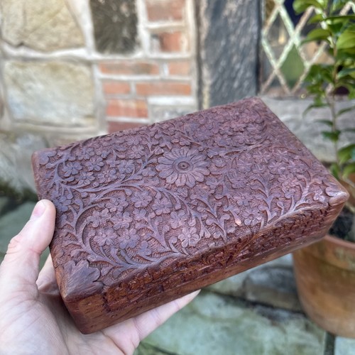 Vintage wooden storage box - vintage,