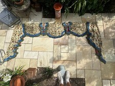 Huge Very Decorative Vintage Handmade Window Pelmet