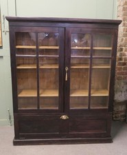 Old oak school cupboard - old,