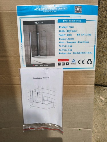 Fold door glass - 2, shower