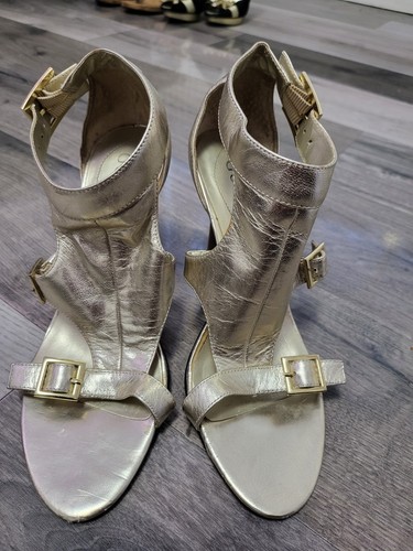 Guess gold highheel - gold,