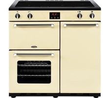 Belling Kensington Electric Cooker Oven Induction Range Hob 90cm 90Ei - Cream