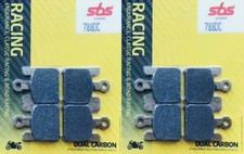 SBS Front Brake Pads for Suzuki GSXR 1000 2003 K3 Dual Carbon Race & Track 788DC