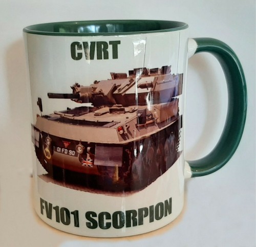 Scorpion cvrt mug british army - cvrt,