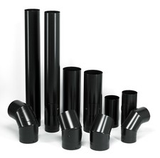 6 inch Black Stove Flue Pipe