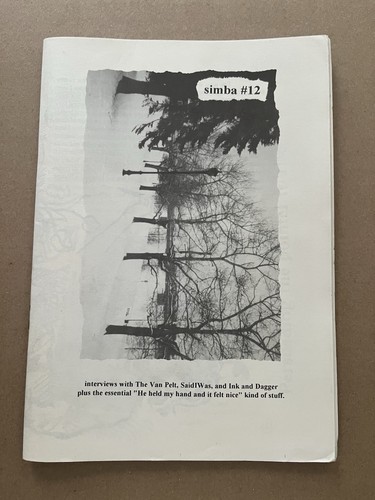 Rare simba fanzine ink - rare,