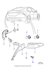 Jaguar Genuine Fog Lamp Fits