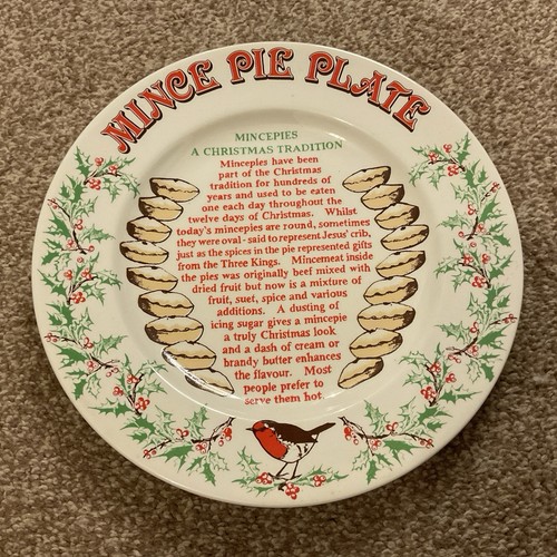 Christmas mince pie - christmas, plate