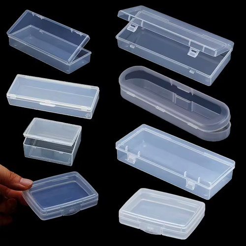 Clear plastic storage - clear,
