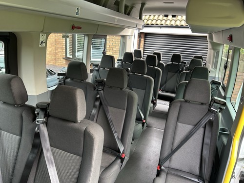 Ford transit mk8 minibus rear - transit,