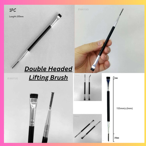 Double head eyelash lift brush - double,