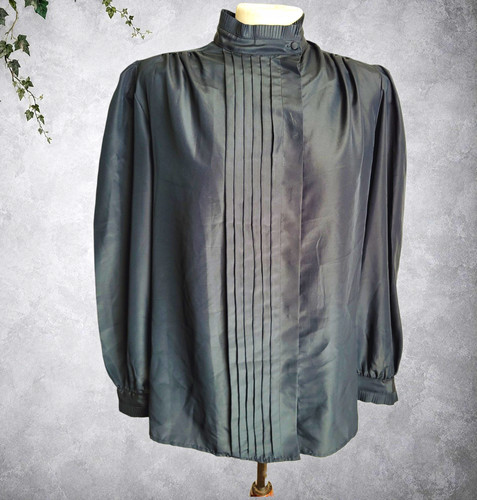 Vintage 80s black high - vintage, neck