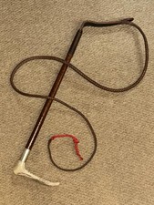 Antique Gents Hunting Whip &