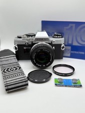 Olympus OM-10 SLR 35mm film + Zuiko Auto-S 1:2.8 f50mm lens kit New SealsWORKING