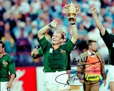 Francois Pienaar Signed 10x8