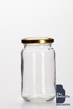 1 lb GLASS JAM JARS 380ML X 12