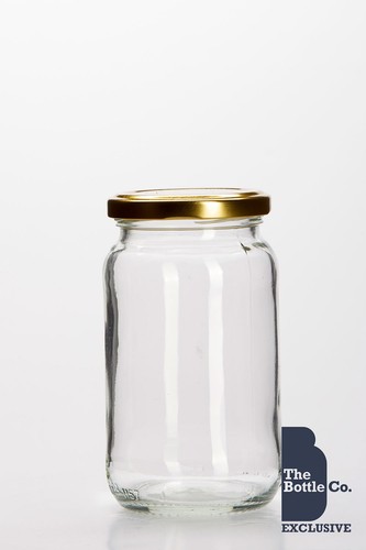 Glass jam jars - lb, 380ml