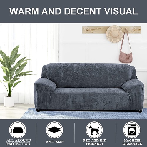 Dark grey velvet elastic - dark,