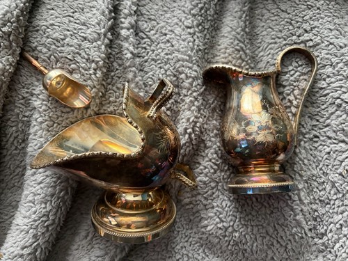 Silver plate sugar - sugar, bowl