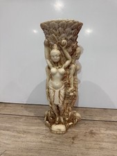 Vintage Resin Carved Statue