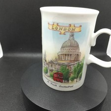 Dunoon Cup Mug London England by Richard Partis Made In Scotland EUC