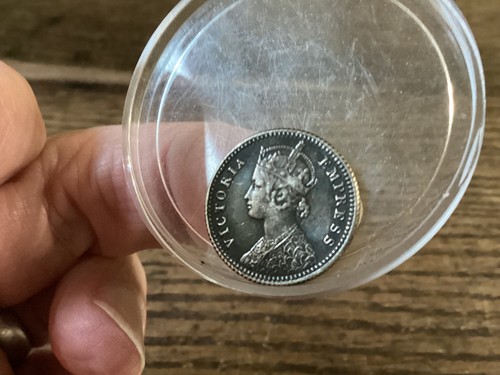 1884 india quarter rupee - 1884, 1/4