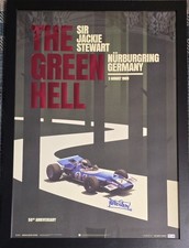 !!! Autographed !!! - Limited Edition Poster Sir Jackie Stewart The Green Hell