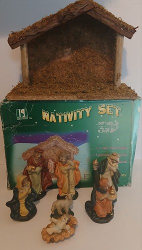 Christmas nativity set - nativity,
