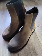 Zara Mens Brown Suede Ankle