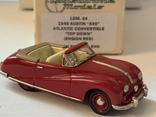 Lansdowne Models No 44 Austin A90 Atlantic Convertible "Top Down" Ensign Red