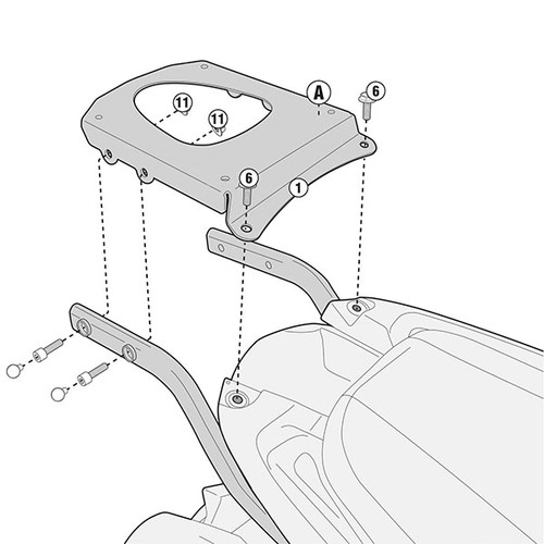 Givi motorcycle motorbike rear - motorcycle,