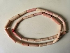 Real coral beads necklace - coral,