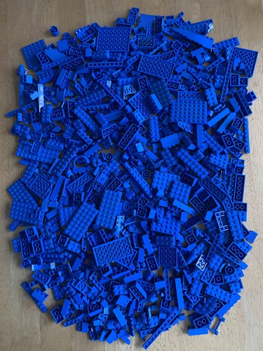 Lego blue 1kg bulk - bulk, bundle