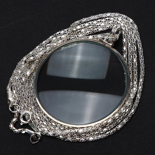 Utility monocle lens necklace - monocle,