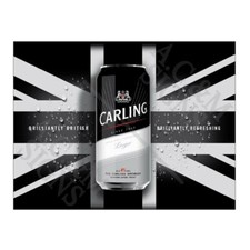 Metal Tin Sign Plaque Carling