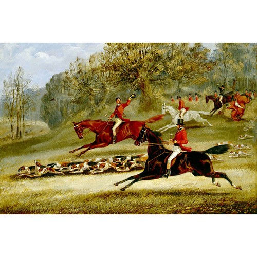 Hunting scene alken - scene,