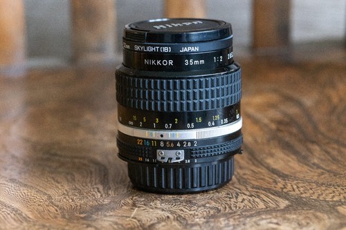Nikon 35mm lens - f2,