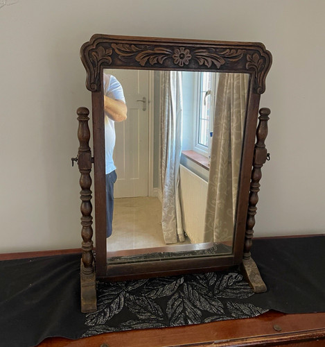 Antique edwardian oak swing - edwardian,