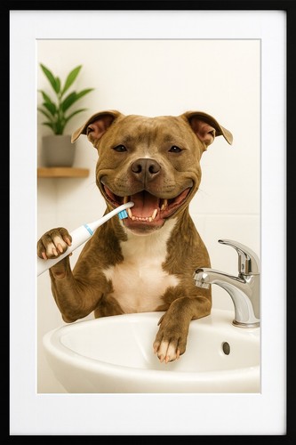 American bully bathroom prints - bully,