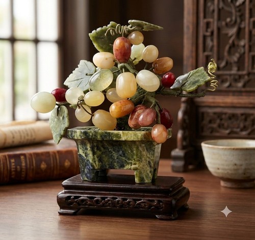 Vintage grape bonsai tree - grape,