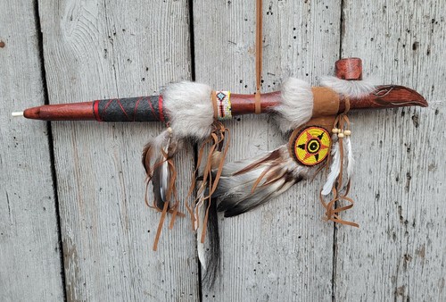 Peace pipe native indian style - pipe,