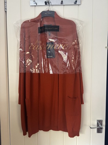 Orange pure cashmere - m&s,