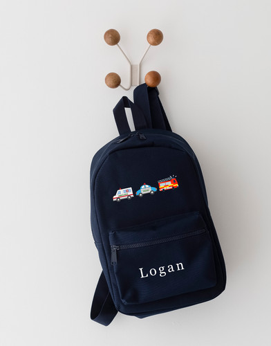 Personalised cars rucksack - cars,