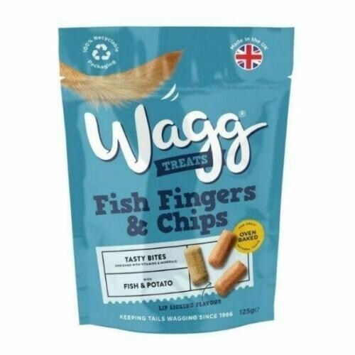 Wagg fish fingers and chips - wagg,