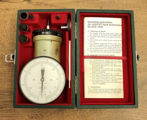 Hand tachometer jaquet - hand, jaquet,